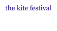 the kite festival
